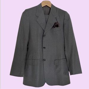 🇮🇹 LORO PIANA BESPOKE 2 PIECE VIRGIN  WOOL SUIT